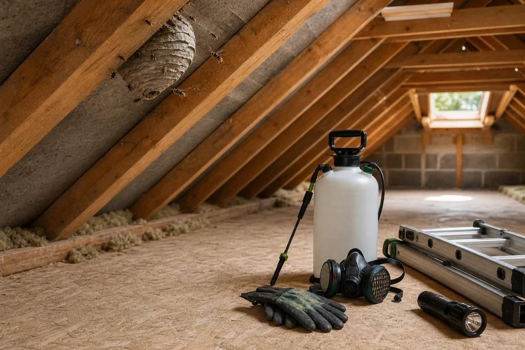 Is a wasp nest in your loft dangerous to ignore?